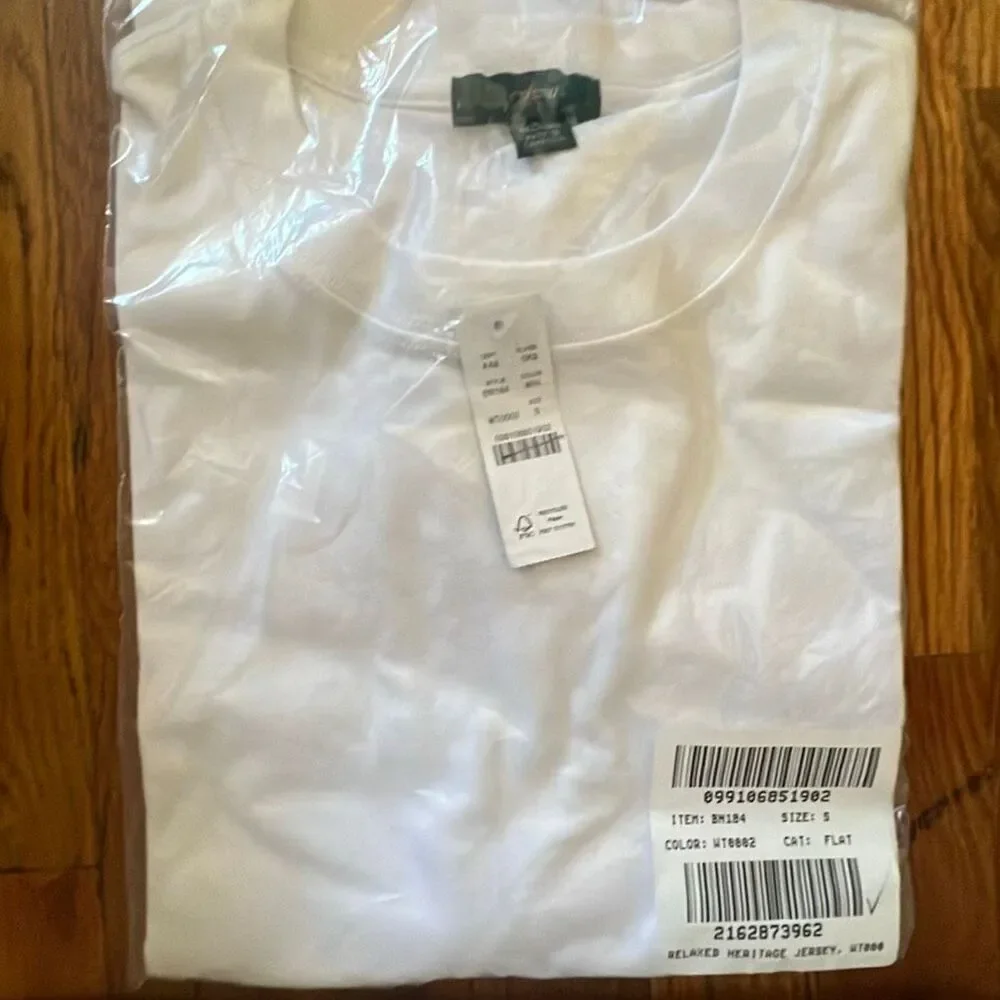 J. Crew Relaxed Premium Weight Cotton Tee NWT size Small